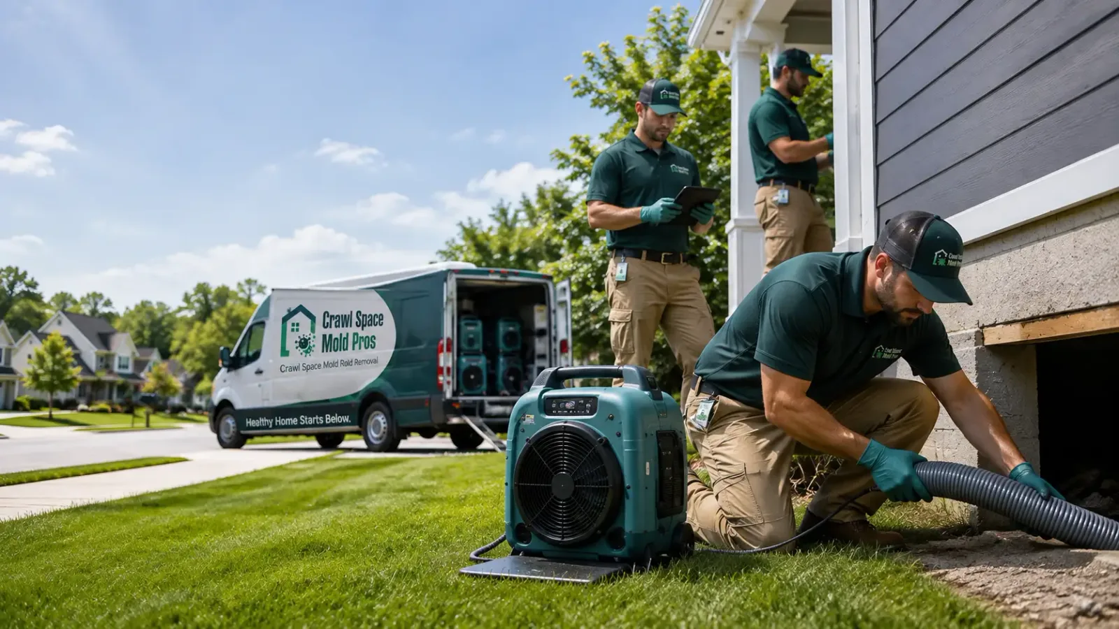 Crawl Space Mold Removal in Honeoye, NY